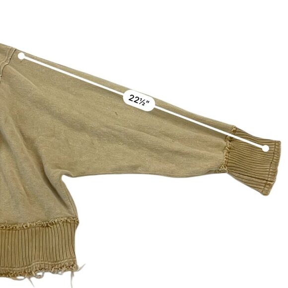 FP movement by Free People Distressed Hoodie Timko Size S - Picture 12 of 12